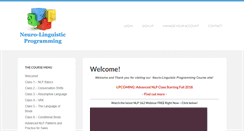 Desktop Screenshot of neurolinguisticprogrammingcourse.com