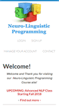 Mobile Screenshot of neurolinguisticprogrammingcourse.com