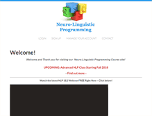 Tablet Screenshot of neurolinguisticprogrammingcourse.com